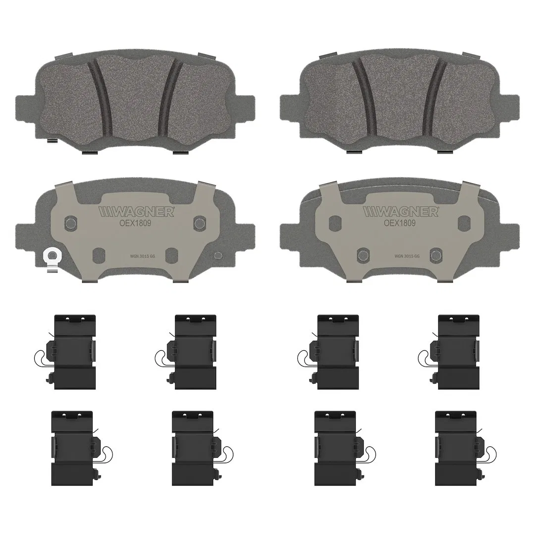 OEX1809 – WAGNER BRAKE Brake Pad, OE Replacement Premium Low-Copper Ceramic